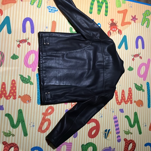 Roots Brown Leather Jacket - Picture 2 of 2